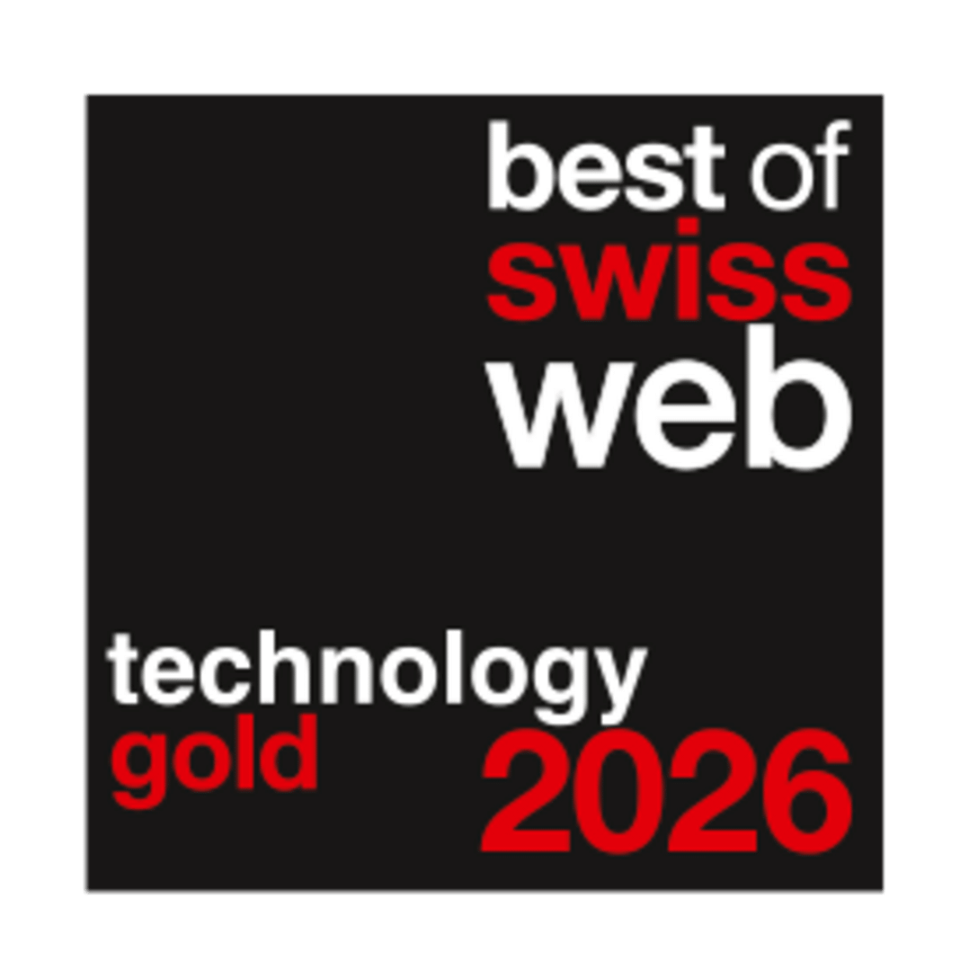 Best of Swiss Web 2026: Gold, Technology